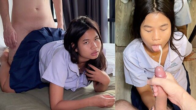 Bild 18-jähriger thailändischer Student schwänzt den Unterricht, um Sex zu haben